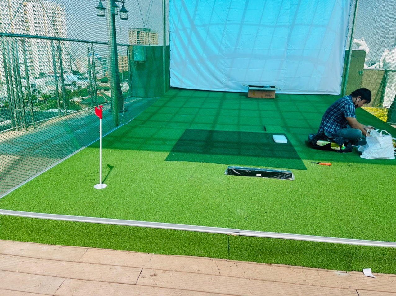 Thảm Cỏ Nhân Tạo Sân Golf HV - 30